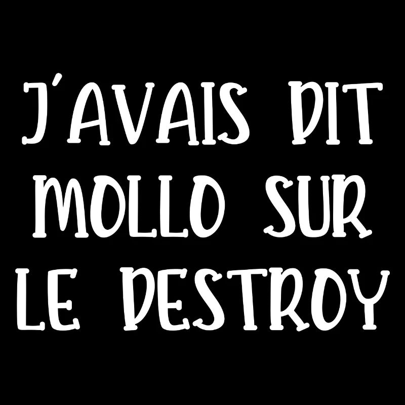 j'avais dit mollo sur le destroy