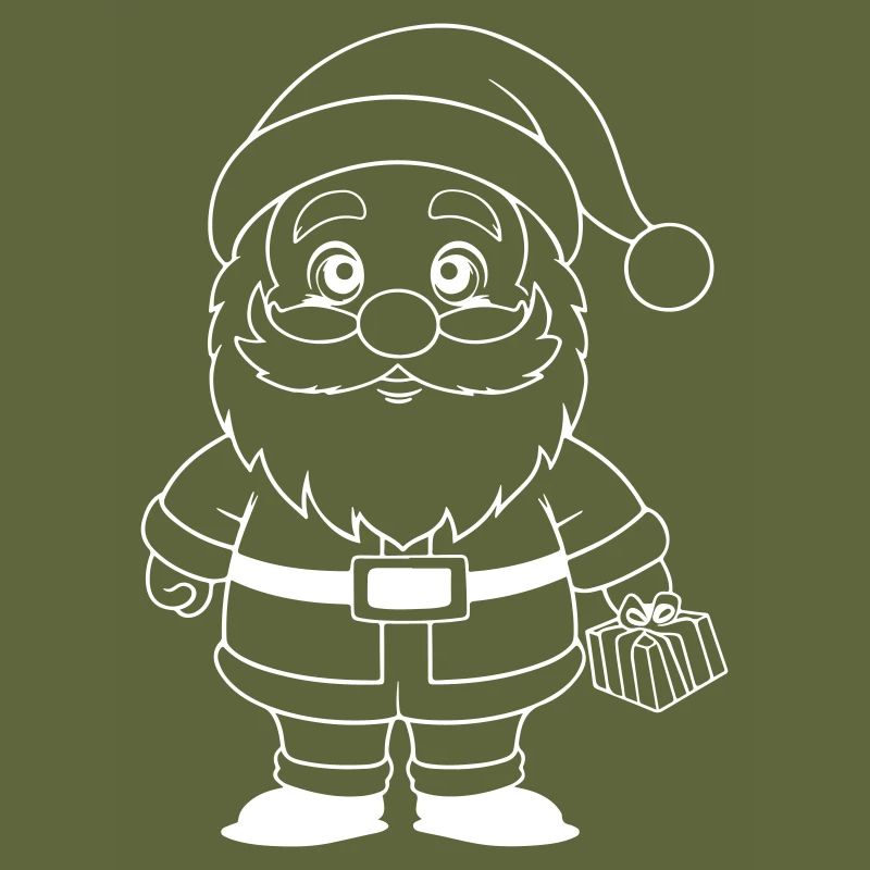 Christmas Man Winter Comic
