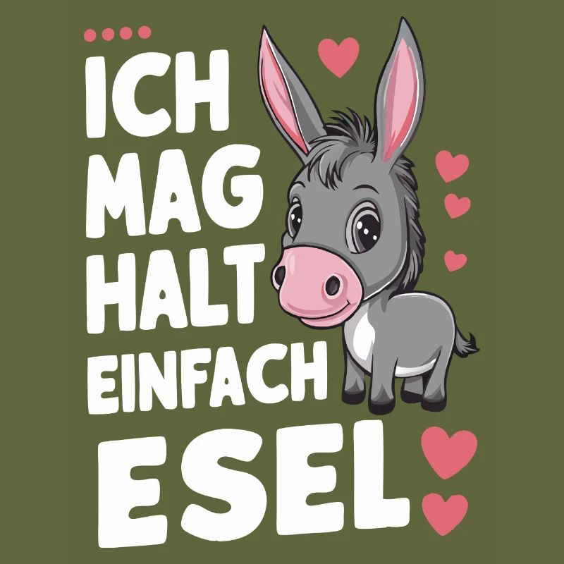 Esel Eselchen Maultier Muli