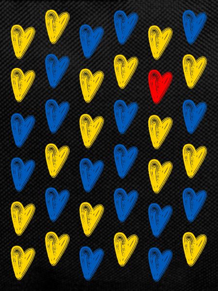 Dear hearts for Ukraine