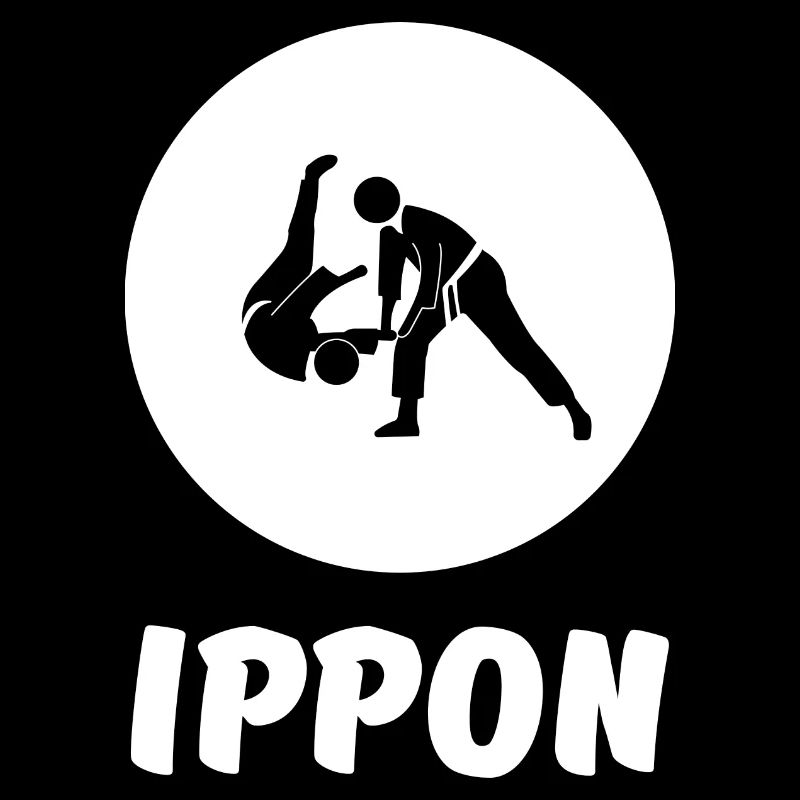 Judo Kampfsport Wettkampf Design Ippon