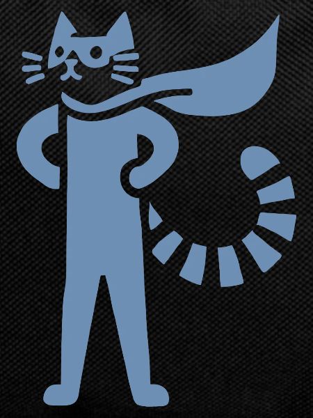 Cats Superhero Hero Silhouette Cloak