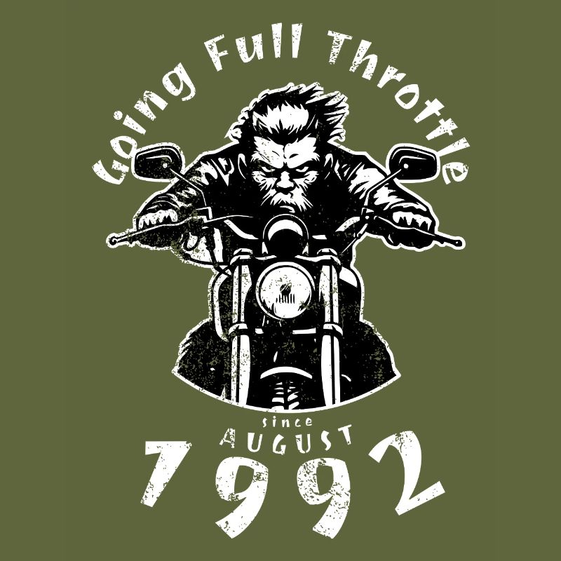 33. Geburtstag Going Full Throttle Since 08/1992