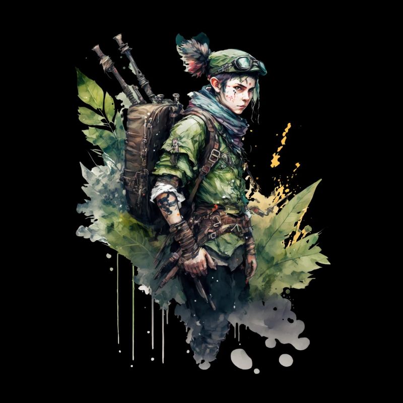 Post Apocalyptic Clad Adventurer