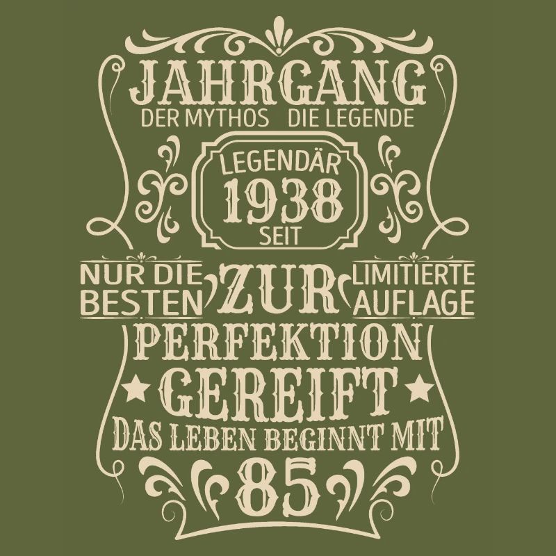 Geburtstagsgeschenk Geboren 1938 85 Jahre