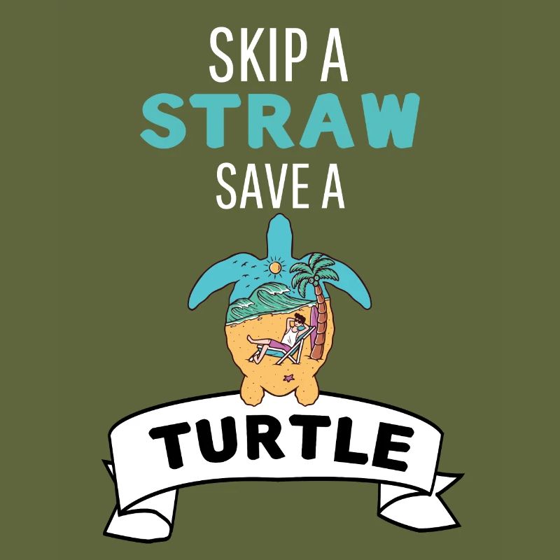 Fun Gift Summer Beach Turtle