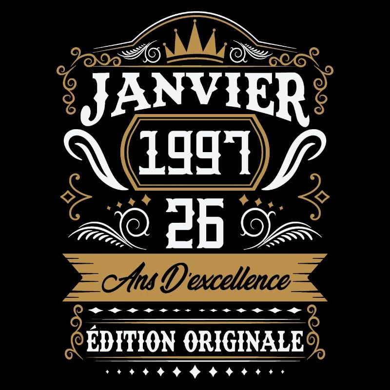 Janvier 1997 26 Ans Rétro Cadeau D'anniversaire