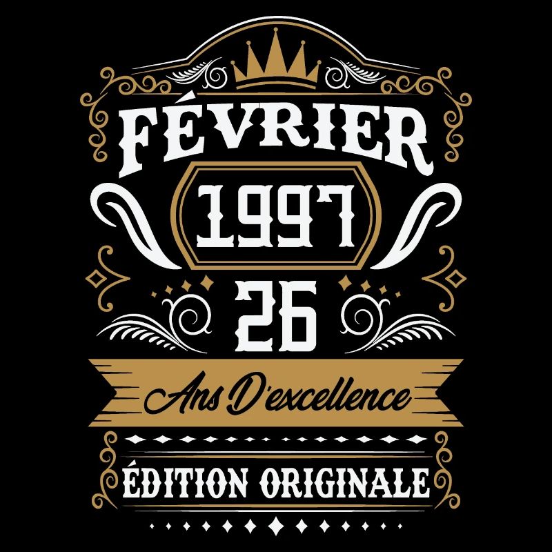Février 1997 26 Ans Rétro Cadeau D'anniversaire