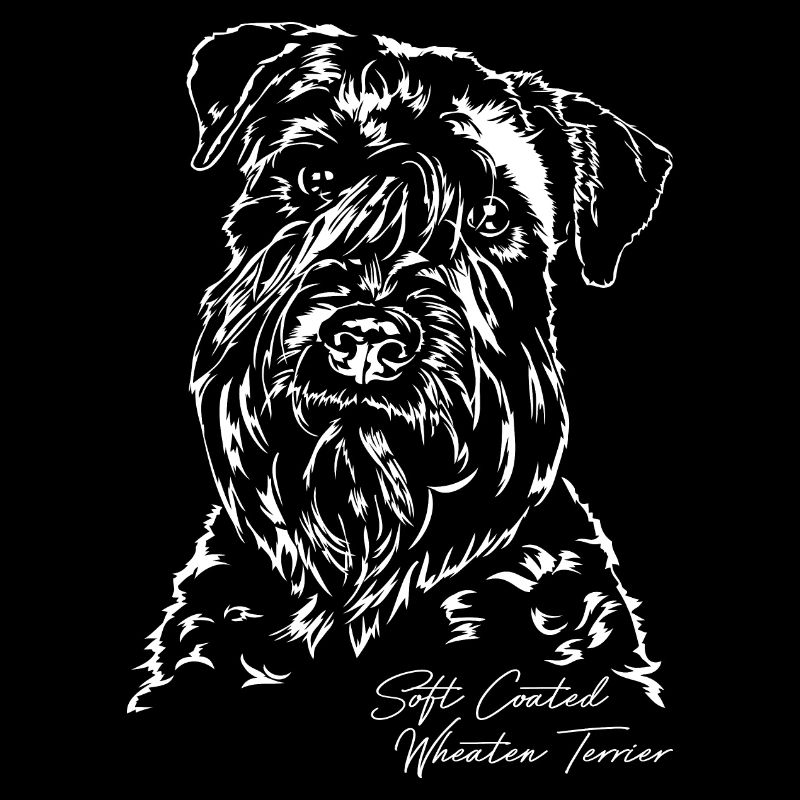 SOFT COATED WHEATEN TERRIER Portrait Wilsigns