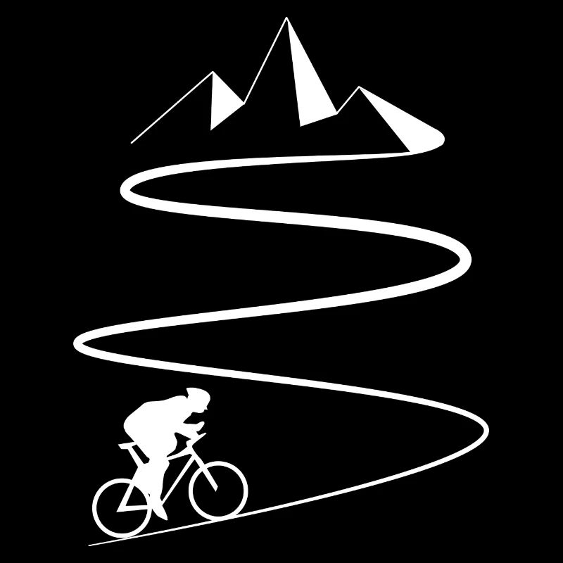 Mountain bike uphill