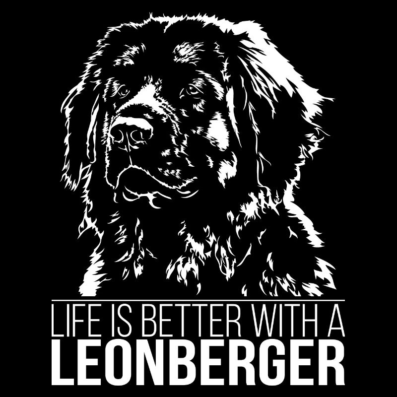 LEONBERGER Life is better Hunde Spruch Wilsigns