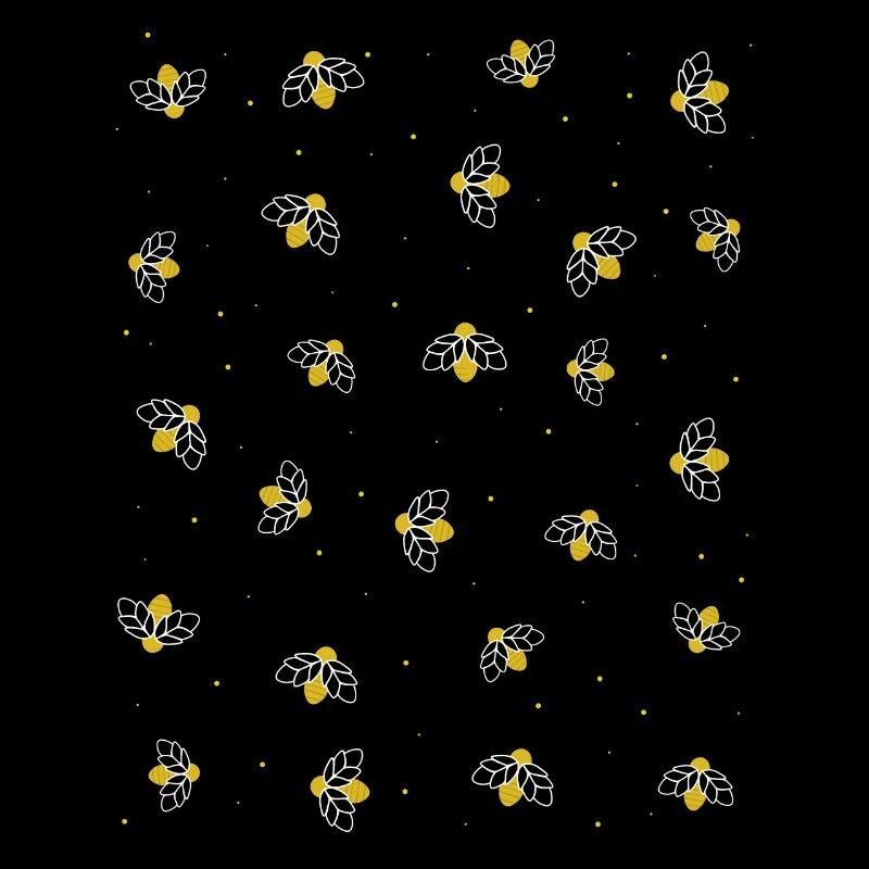 Fireflies flying around