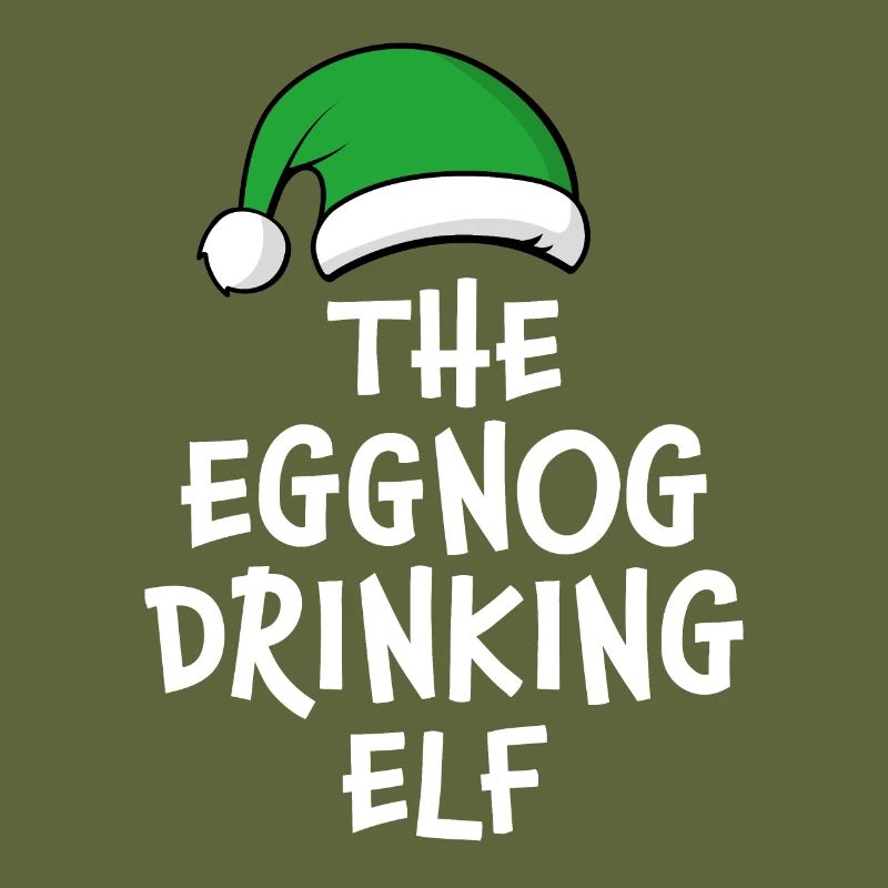 The EggNog Drinking Elf