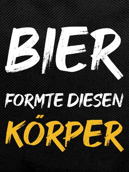 Bier formte diesen Körper