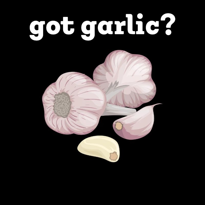 Funny cooking garlic cloves onions