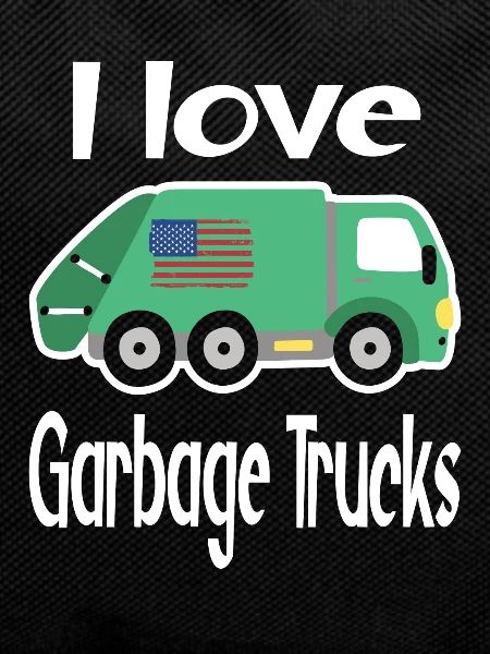 Garbage truck birthday boy