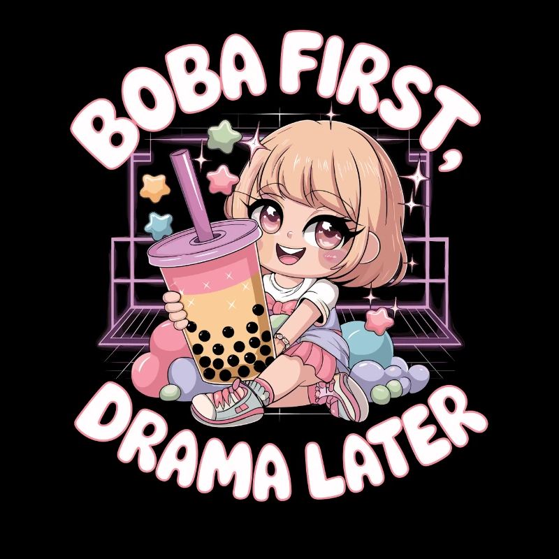 K pop and bubble tea