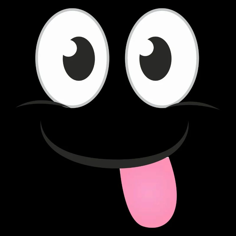 NAUGHTY FACE - Funny Comic Gift T Shirts
