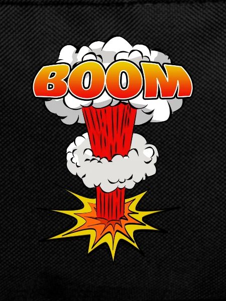 Boom Comic Explosion Lettering Icon