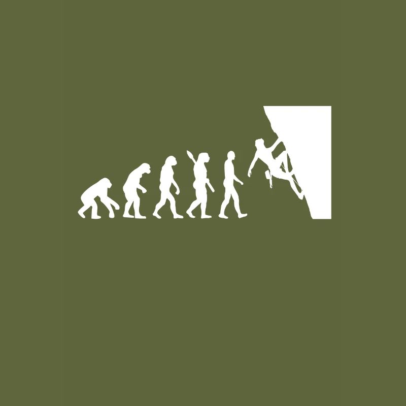 Evolution Bergsteigen Bergsteiger