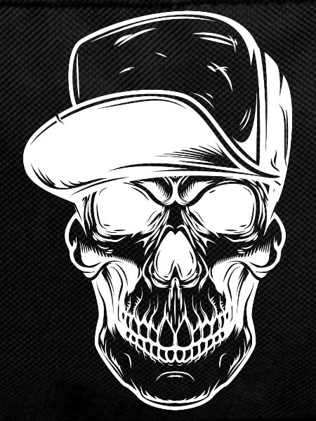Graffiti Skull with Baseball Cap