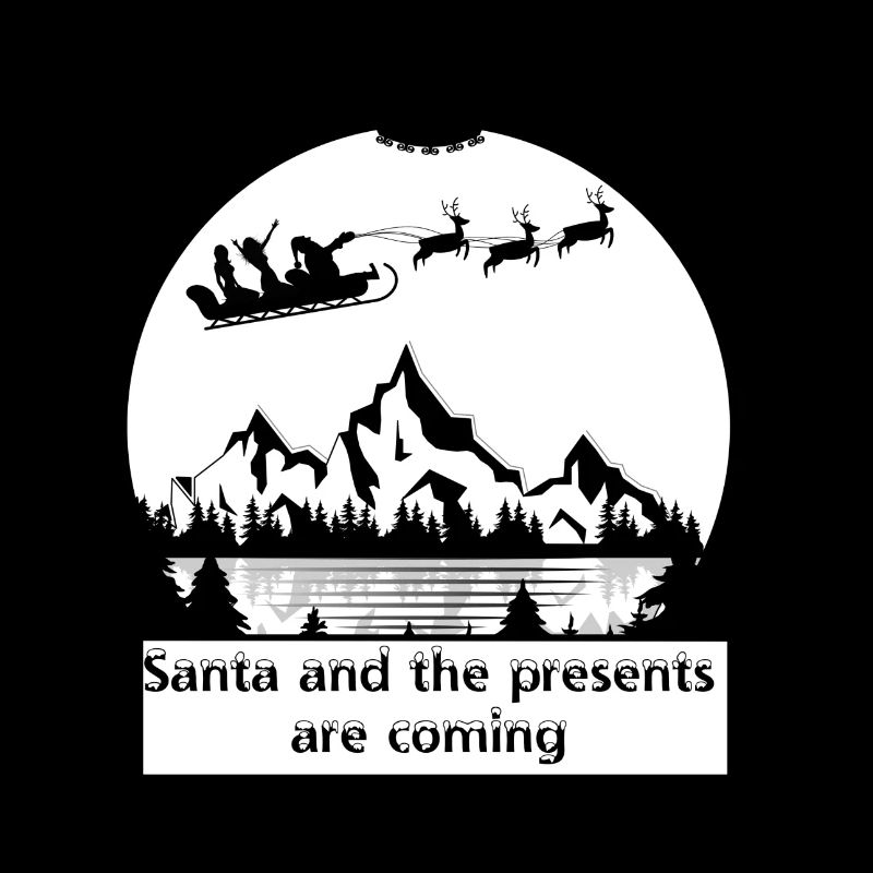 Weihnachtsmann mit Weihnachtskugel