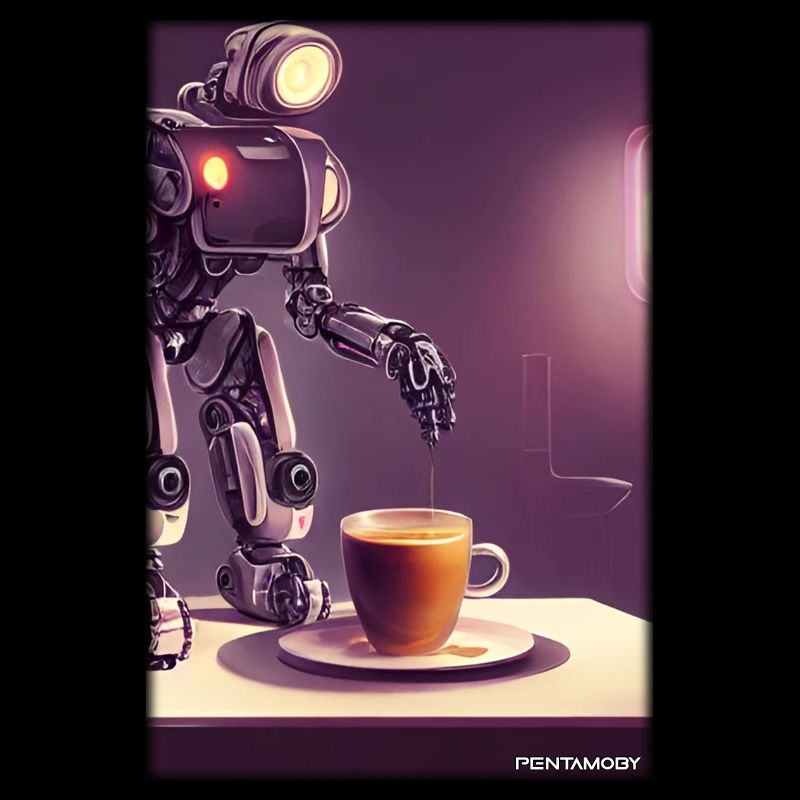Robot Coffee Future Science Machine