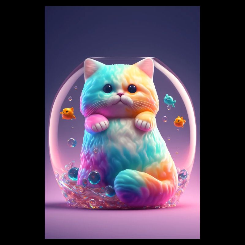 Bunte Katze
