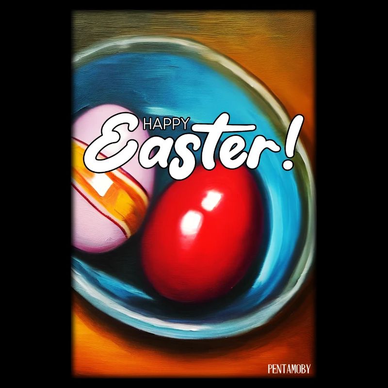 Happy Easter - Easter Egg Paas paas kleurrijke eieren