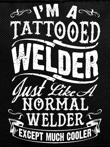 Funny Tattooed Welder