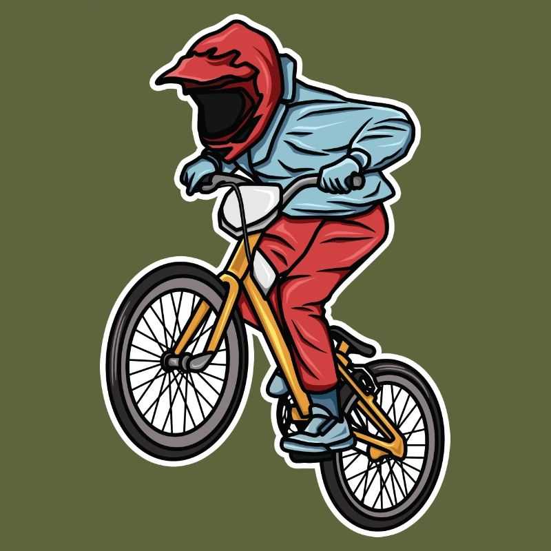 Funny BMX boy