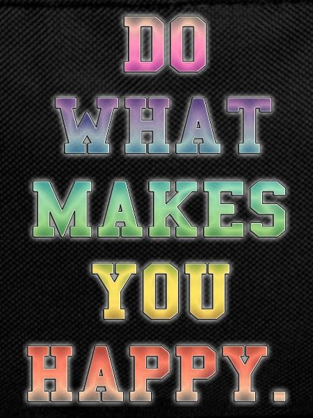 Inspirational Colourful Happiness Message