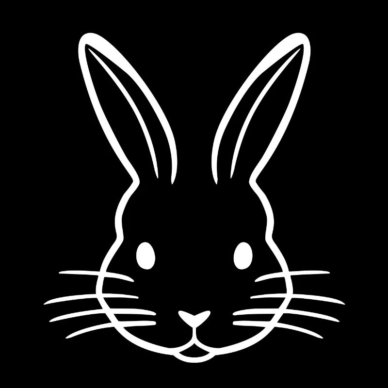 lapin - logo lapin - animal mignon