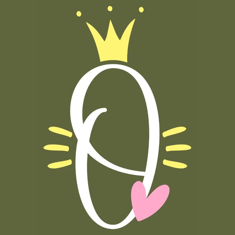 Buchstabe O Anfangsbuchstabe Krone