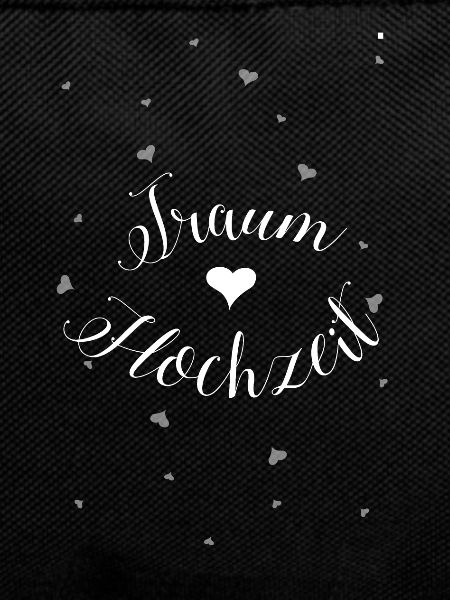 Dream wedding with white hearts