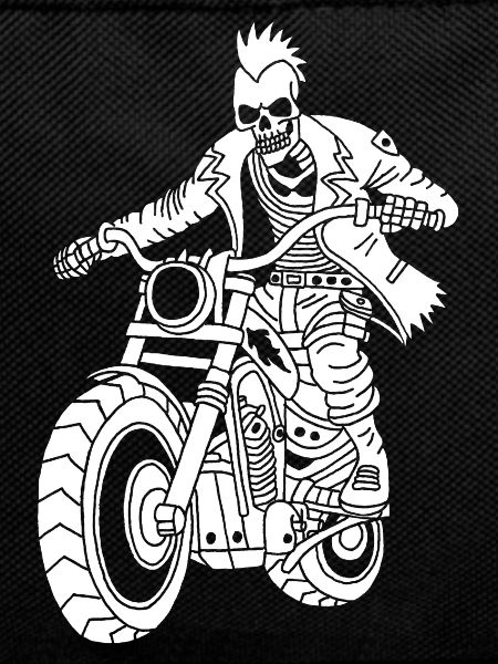 The White Biker from Hell
