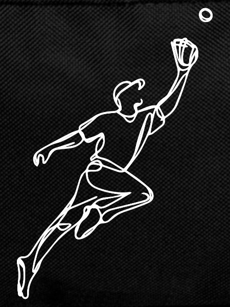 Baseball player drawing