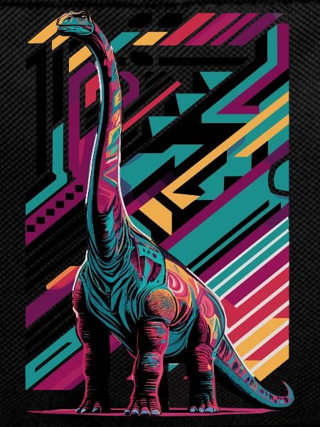 Langhals Brachiosaurus Dinosaurier