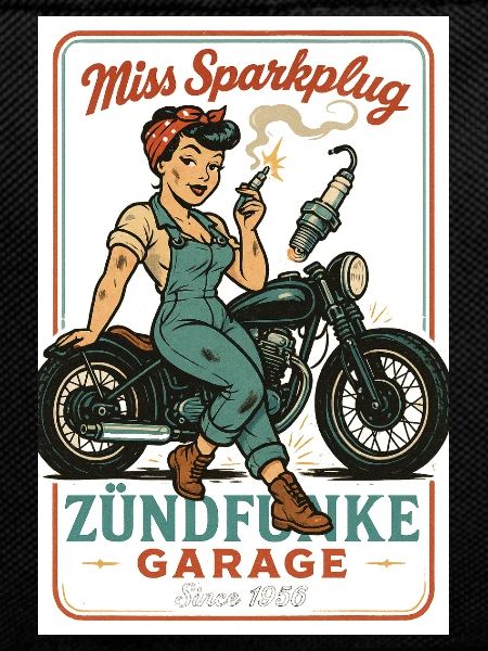 Miss Sparkplug – Zündfunke Garage Queen