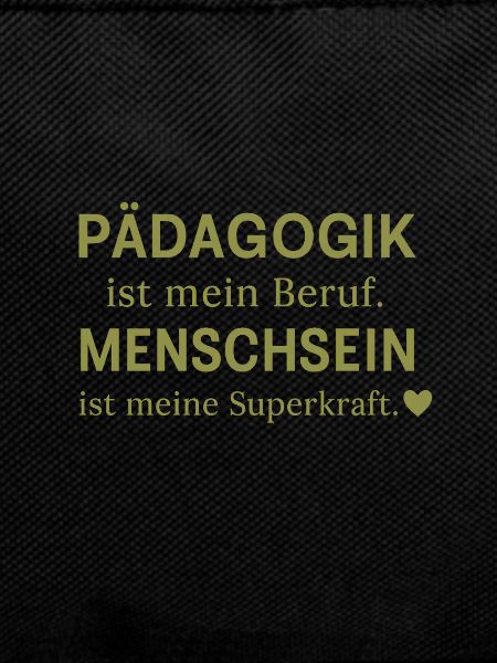 Pedagogy is my profession