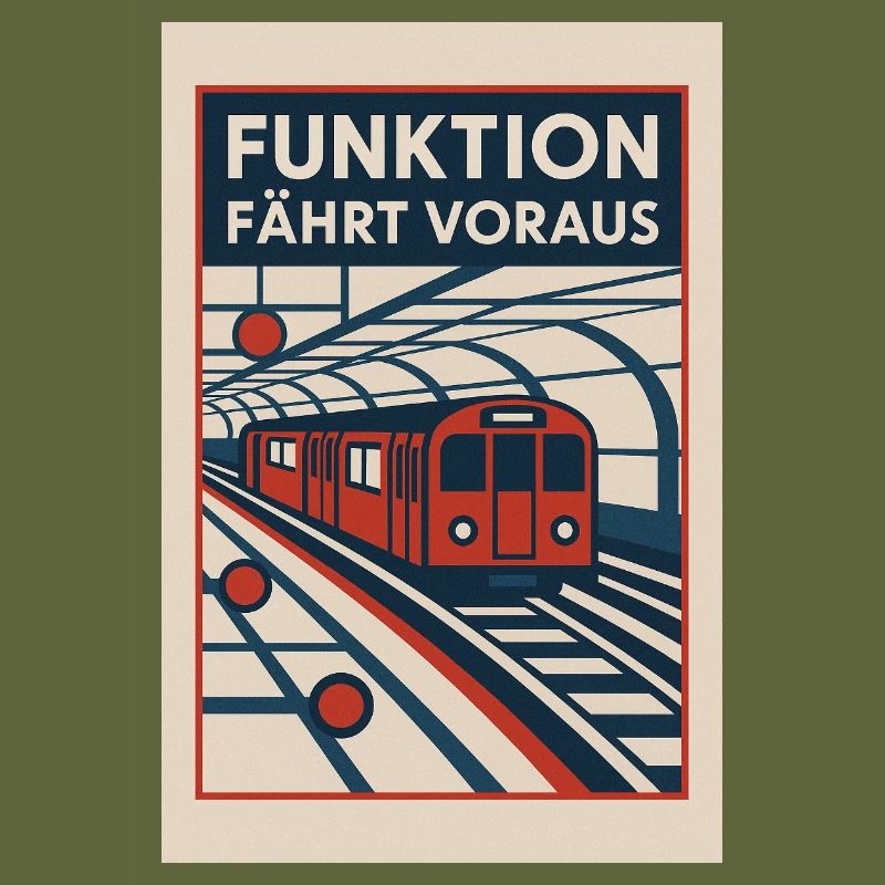 Subway Bauhaus 1930s Function Goes Ahead Retro