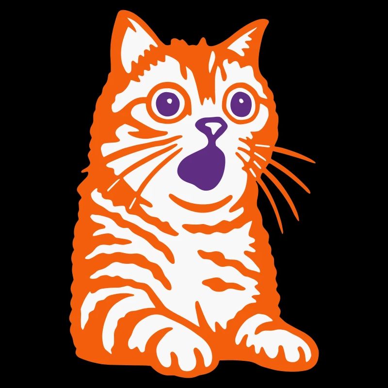 Erstaunte Katze