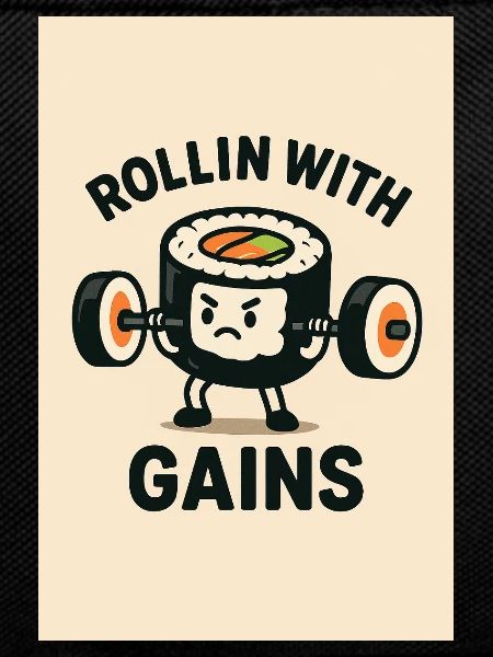 Sushi Powerlifting Motivation T-shirt