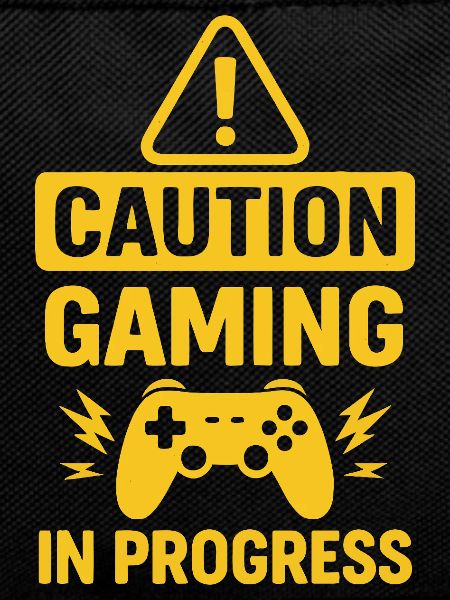 Warnung Gaming in Progress