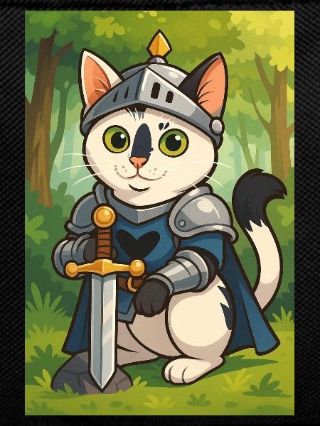 Katzenritter im Fantasy-Look