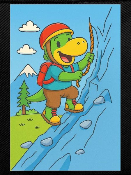 little dino climbs
