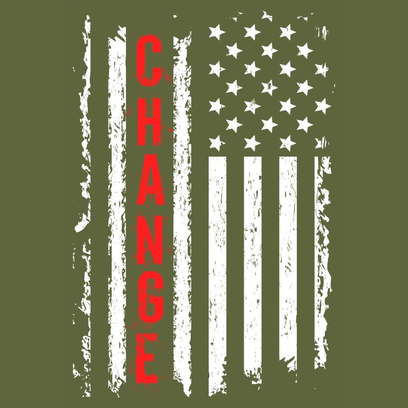 Drapeau américain créatif avec effet de choc