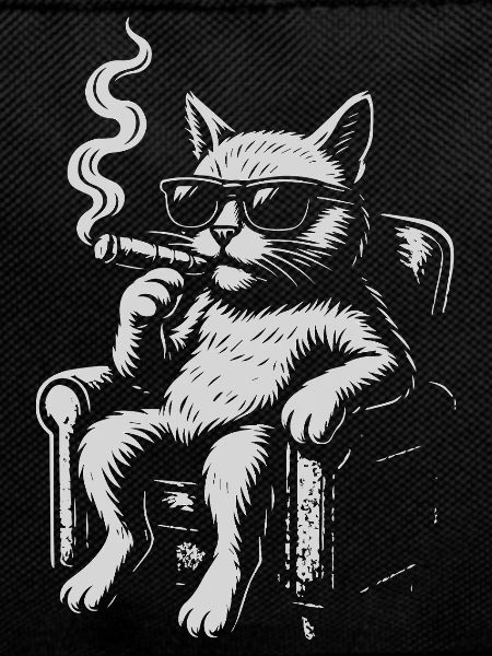 Cool Cat Lounger with Cigar