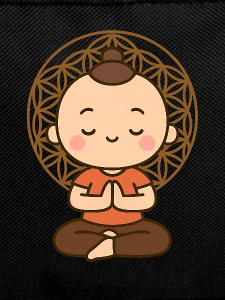 Meditation vor Lebensblume 