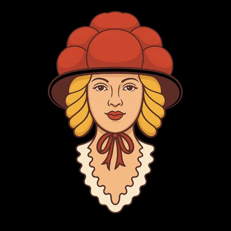 Bollenhut Mädchen